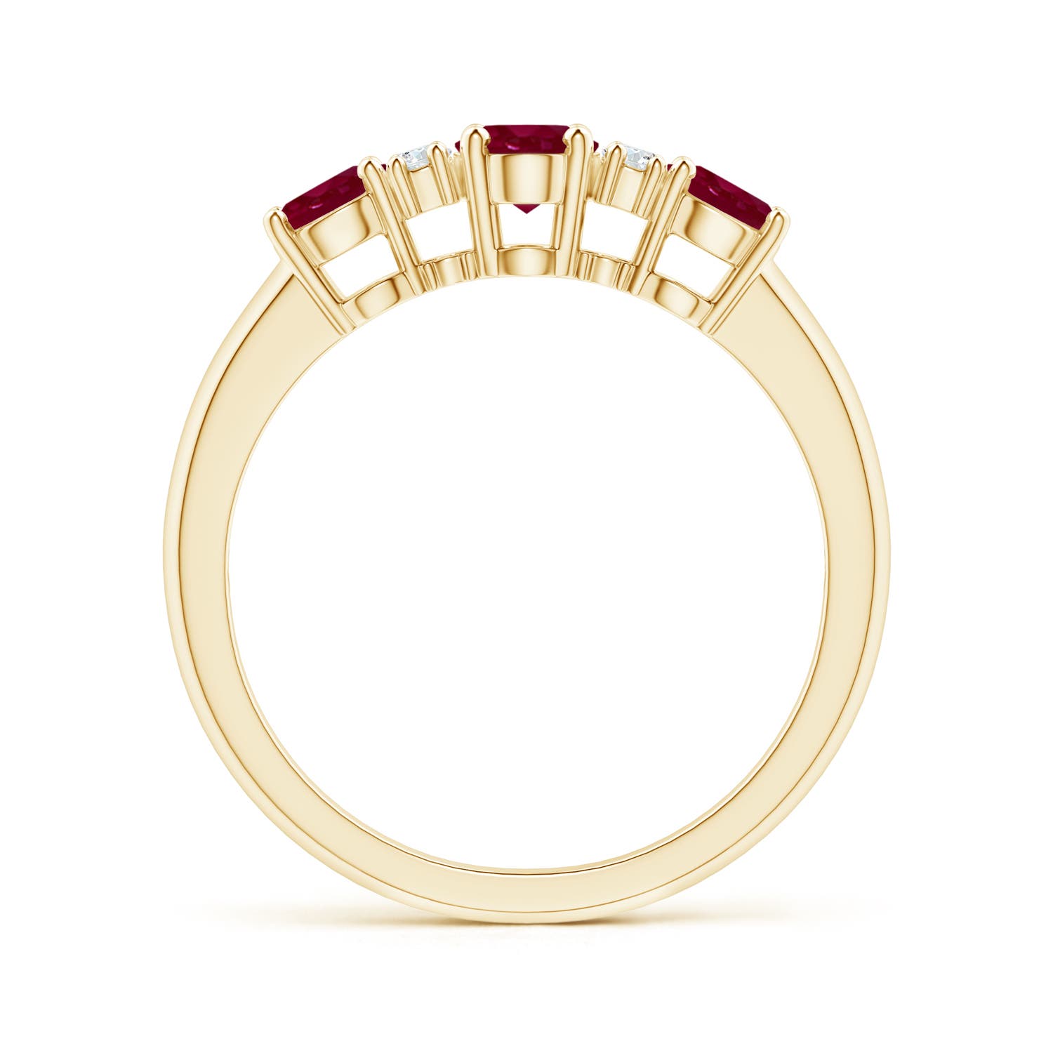 A - Ruby / 1.54 CT / 14 KT Yellow Gold