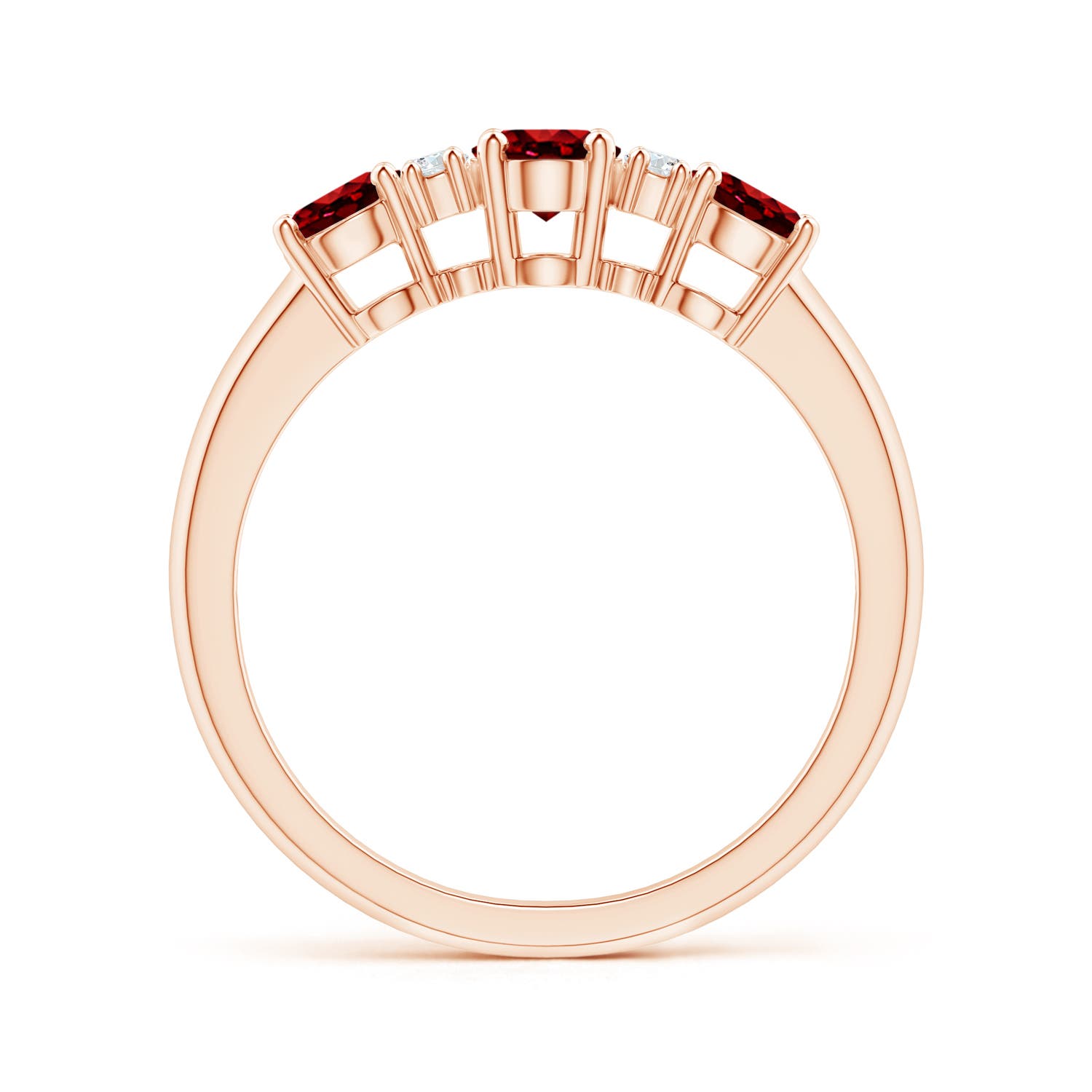 AAAA - Ruby / 1.54 CT / 14 KT Rose Gold