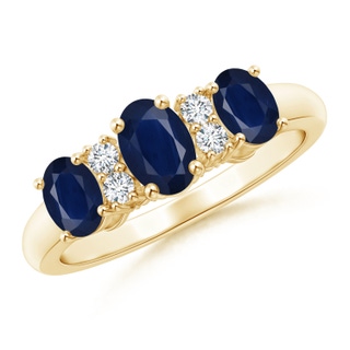Oval A Blue Sapphire