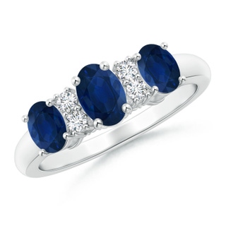 Oval AA Blue Sapphire