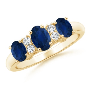 Oval AA Blue Sapphire