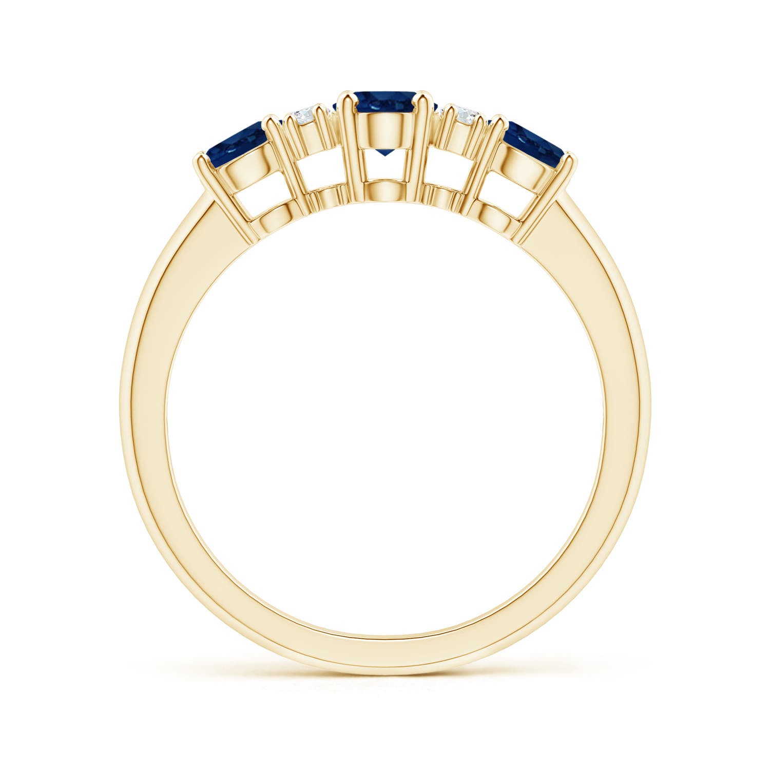 AA - Blue Sapphire / 1.54 CT / 14 KT Yellow Gold