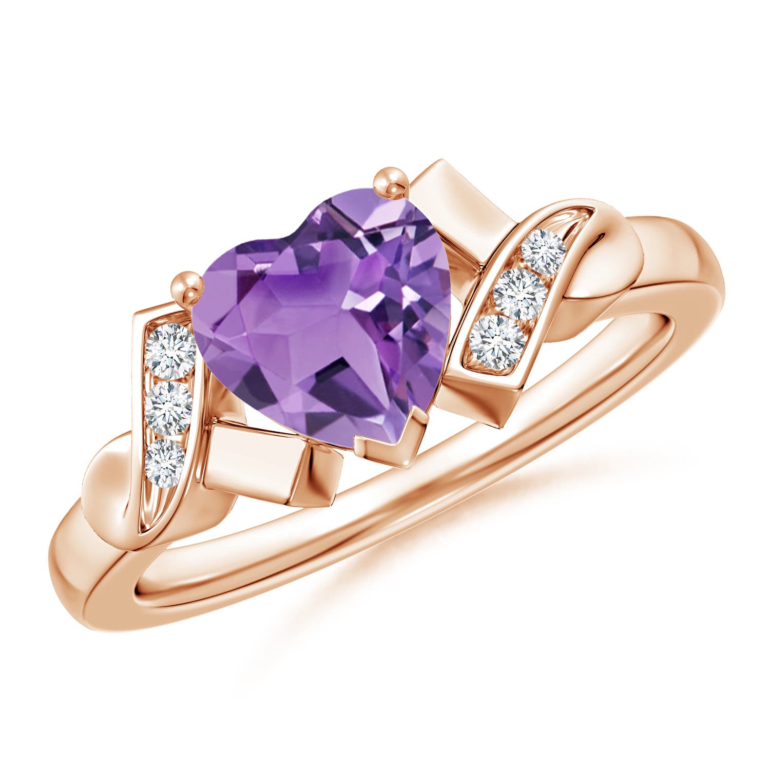 A - Amethyst / 1.17 CT / 14 KT Rose Gold