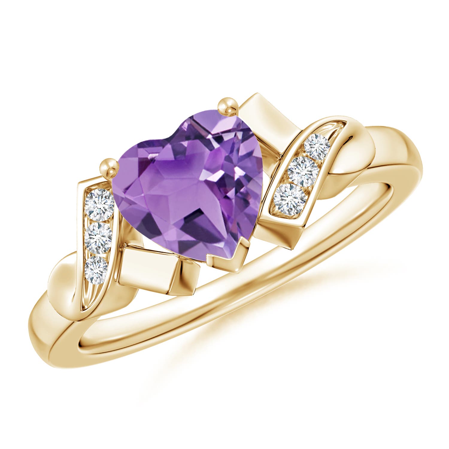 A - Amethyst / 1.17 CT / 14 KT Yellow Gold