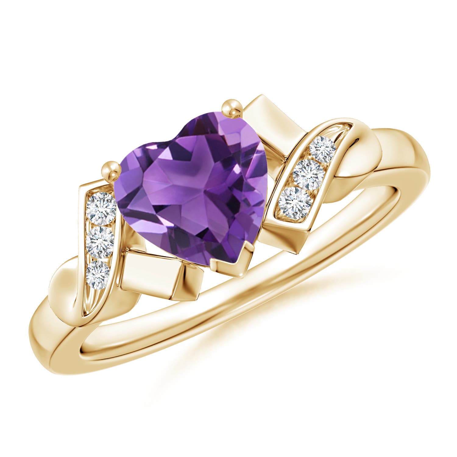 AAA - Amethyst / 1.17 CT / 14 KT Yellow Gold