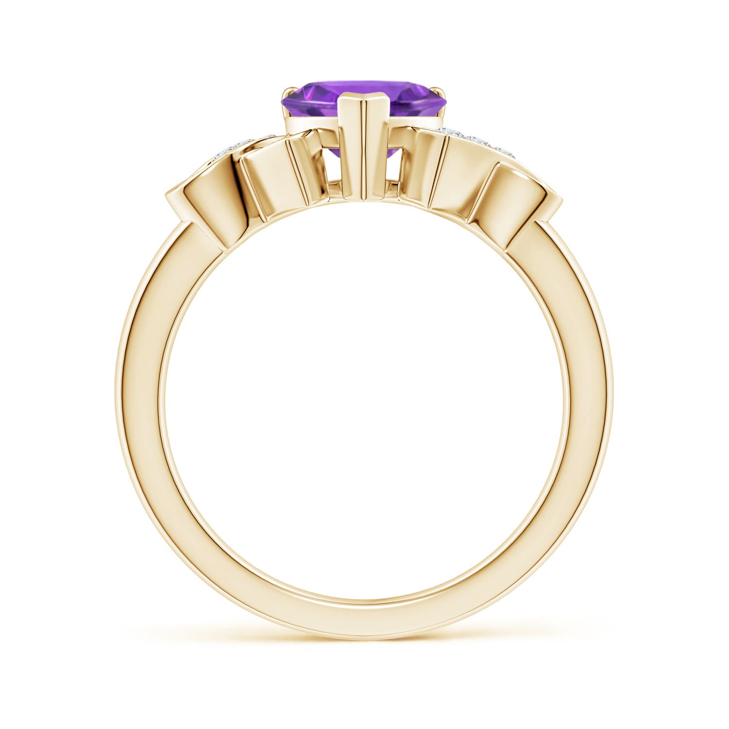 AAA - Amethyst / 1.17 CT / 14 KT Yellow Gold