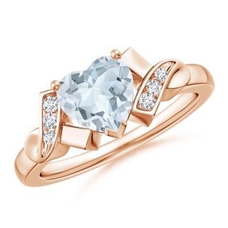 Heart A Aquamarine