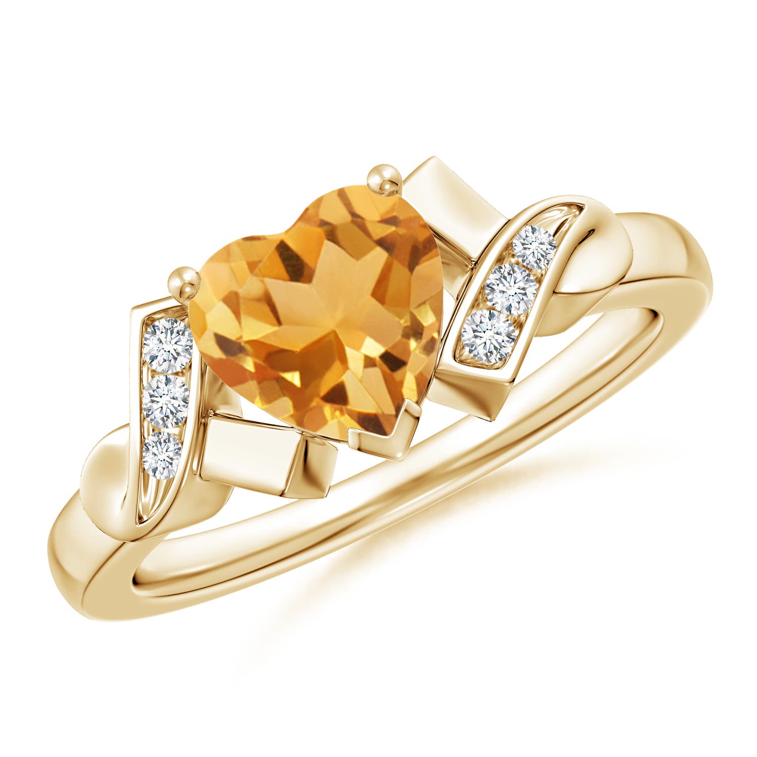 A - Citrine / 1.17 CT / 14 KT Yellow Gold