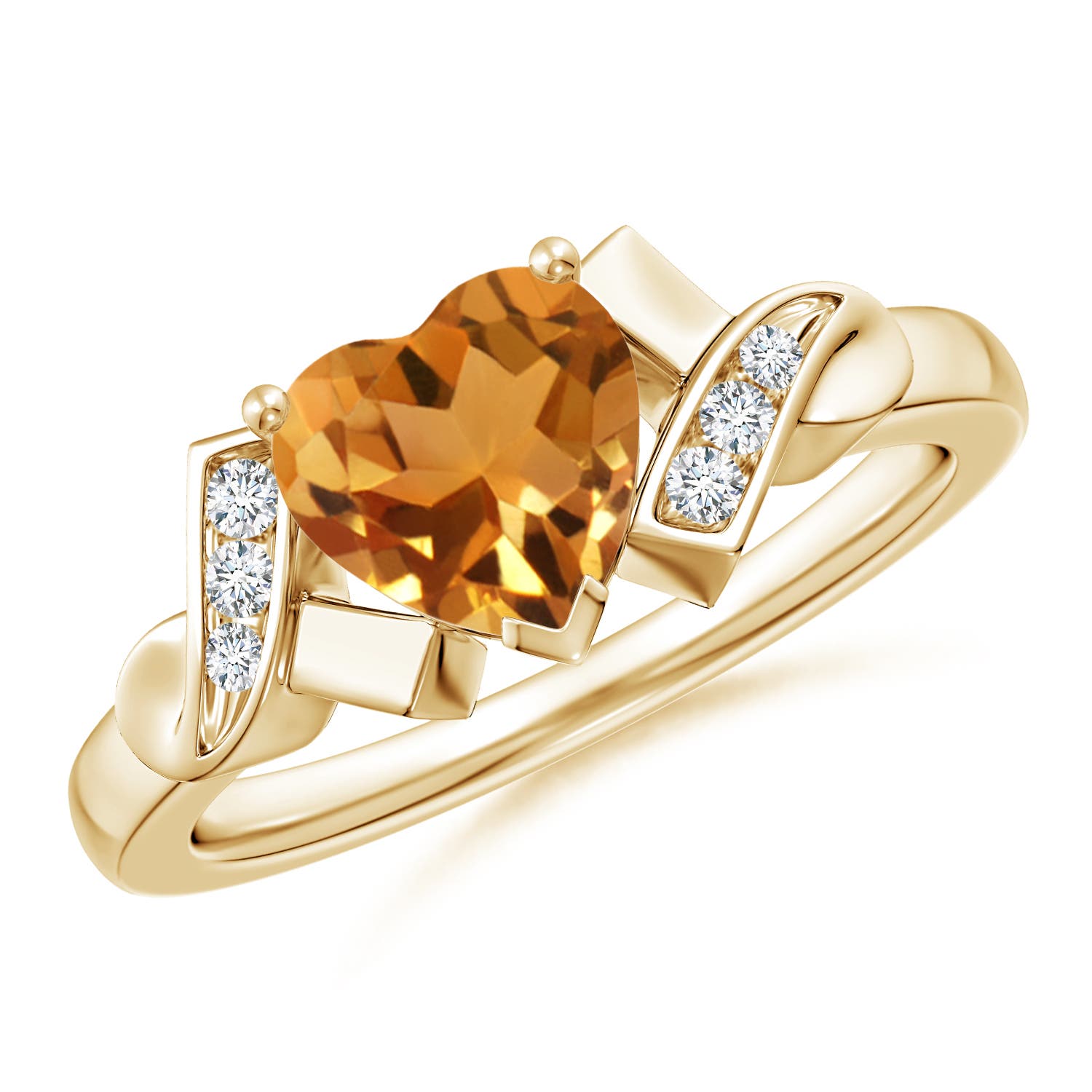 AA - Citrine / 1.17 CT / 14 KT Yellow Gold