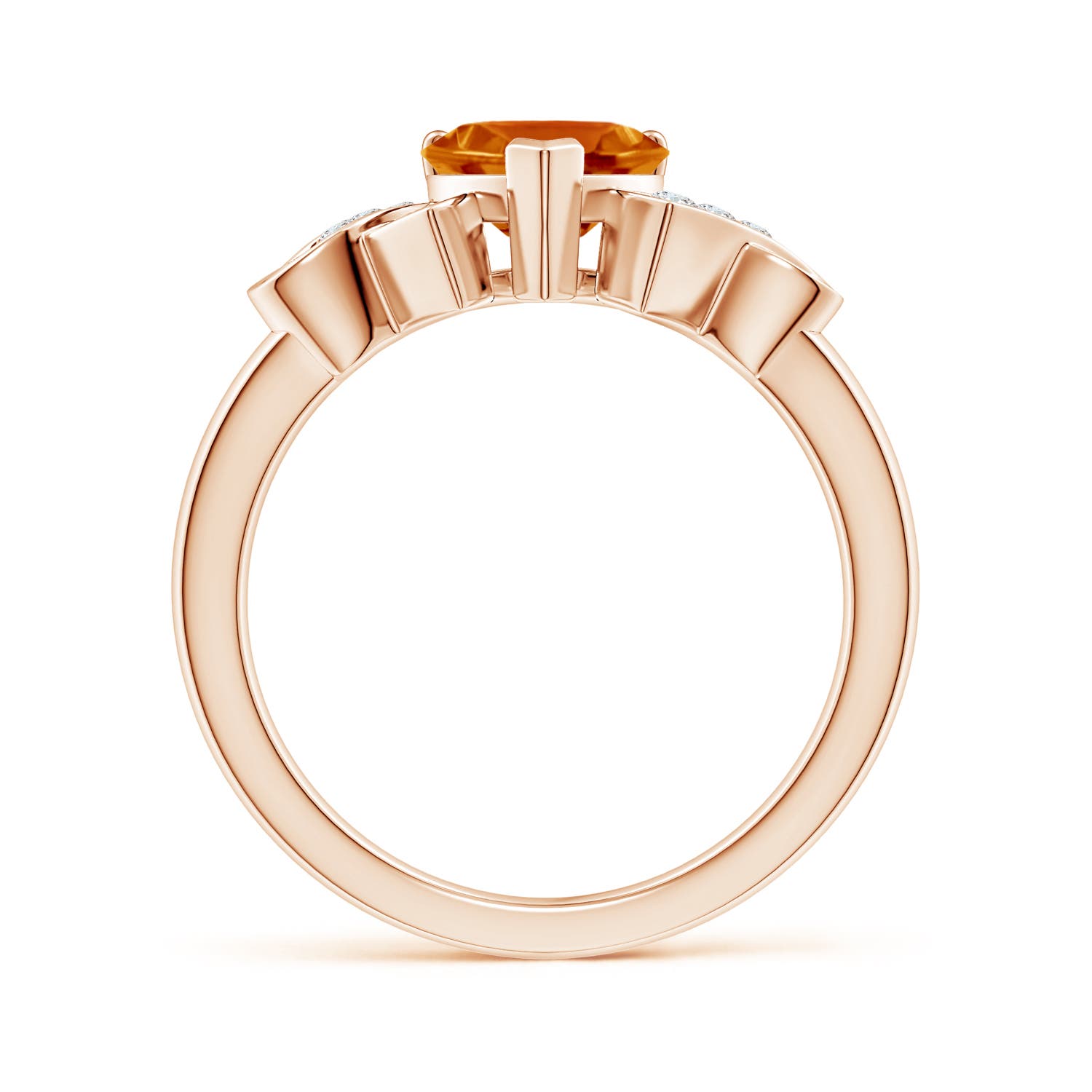 AAAA - Citrine / 1.17 CT / 14 KT Rose Gold