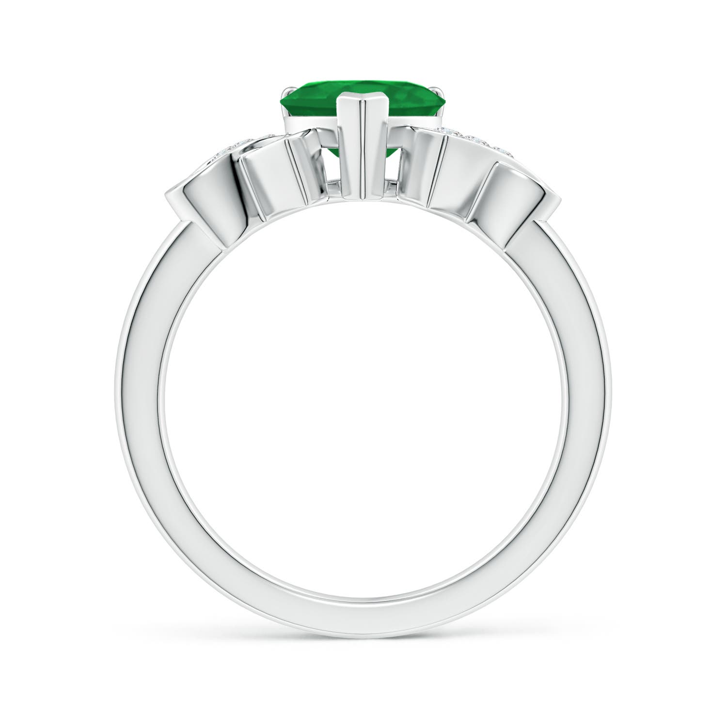 A - Emerald / 1.27 CT / 14 KT White Gold