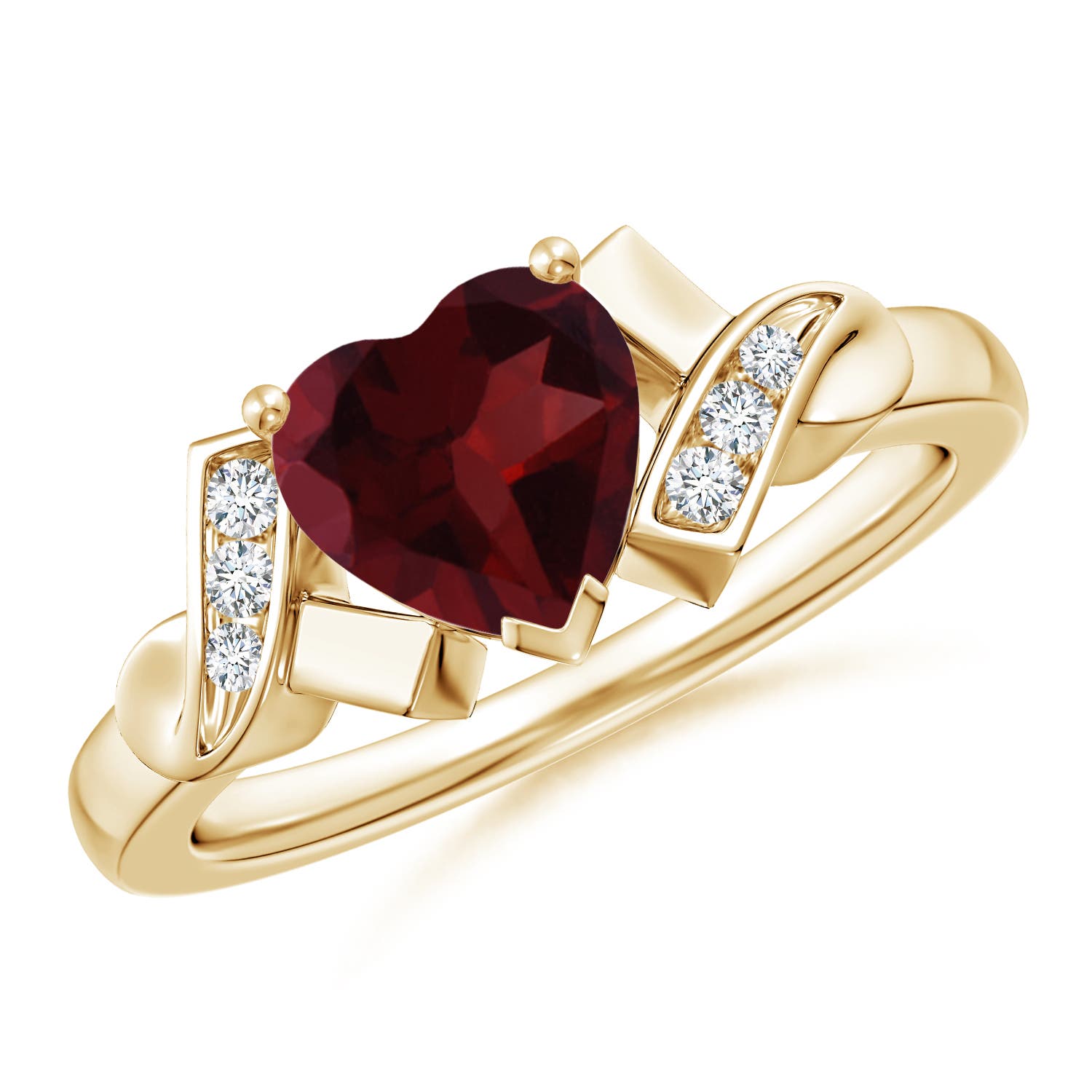 A - Garnet / 1.47 CT / 14 KT Yellow Gold