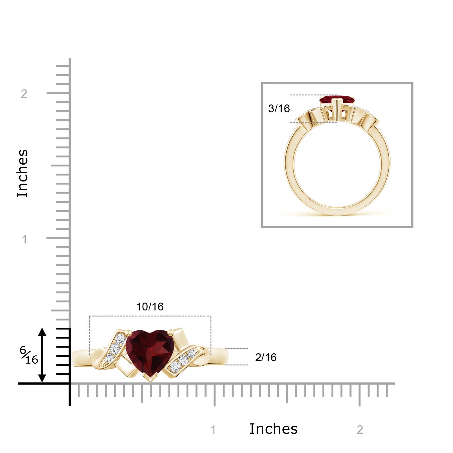 A - Garnet / 1.47 CT / 14 KT Yellow Gold