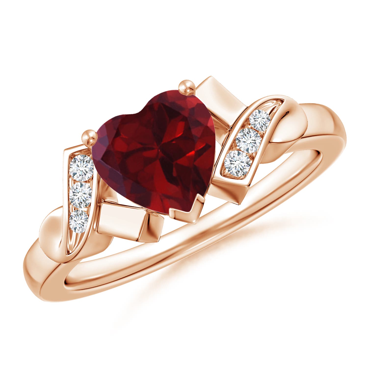 AA - Garnet / 1.47 CT / 14 KT Rose Gold