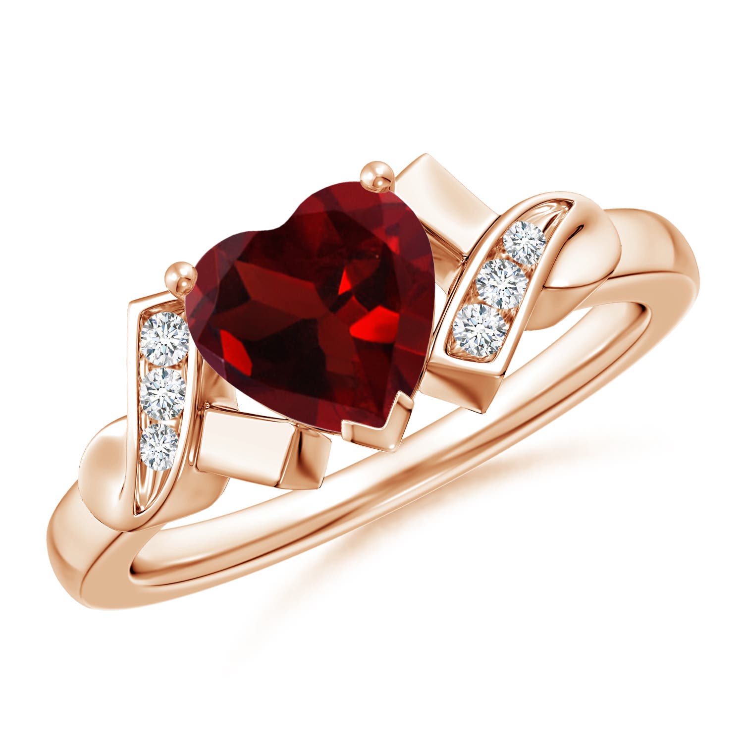 AAA - Garnet / 1.47 CT / 14 KT Rose Gold