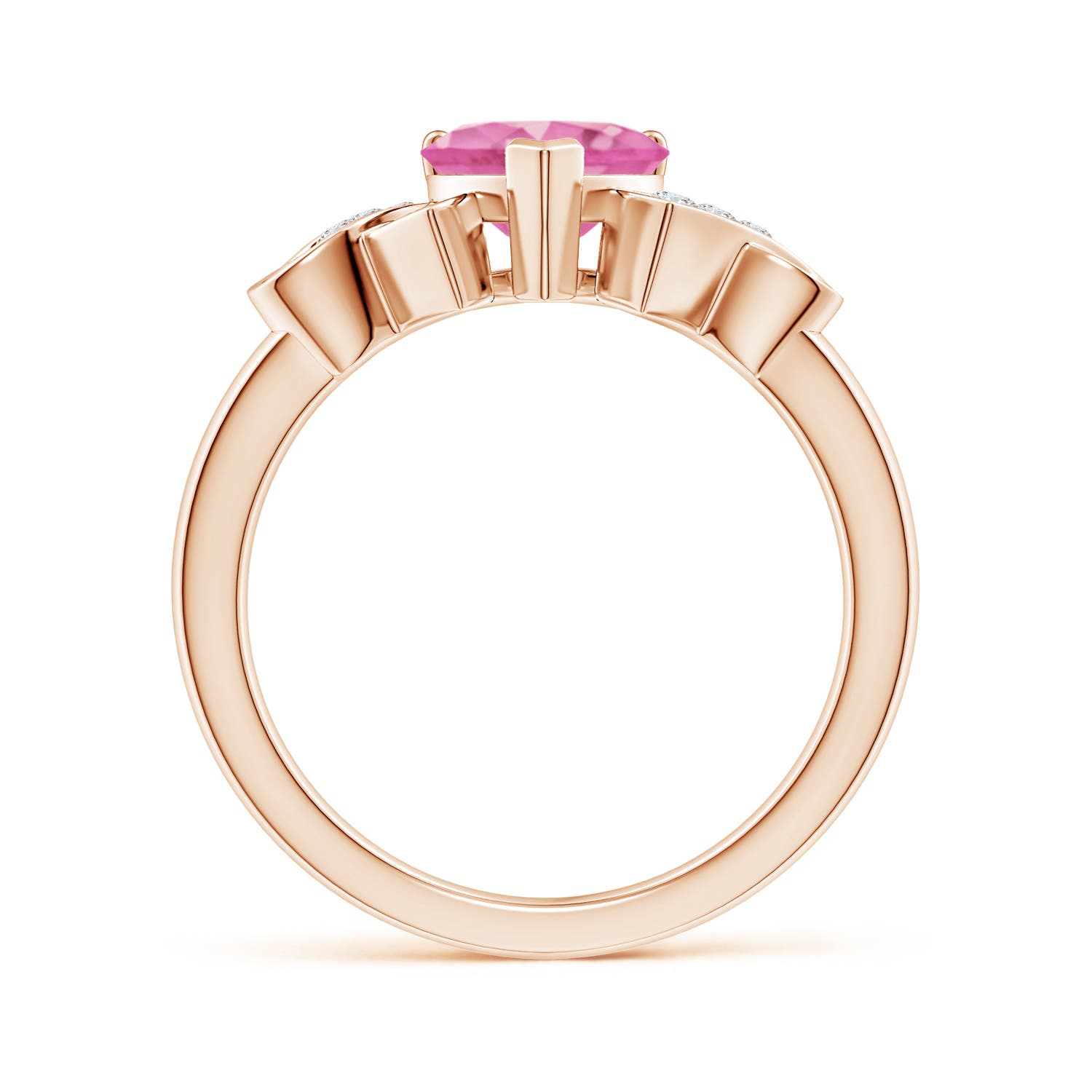 AA - Pink Sapphire / 1.57 CT / 14 KT Rose Gold