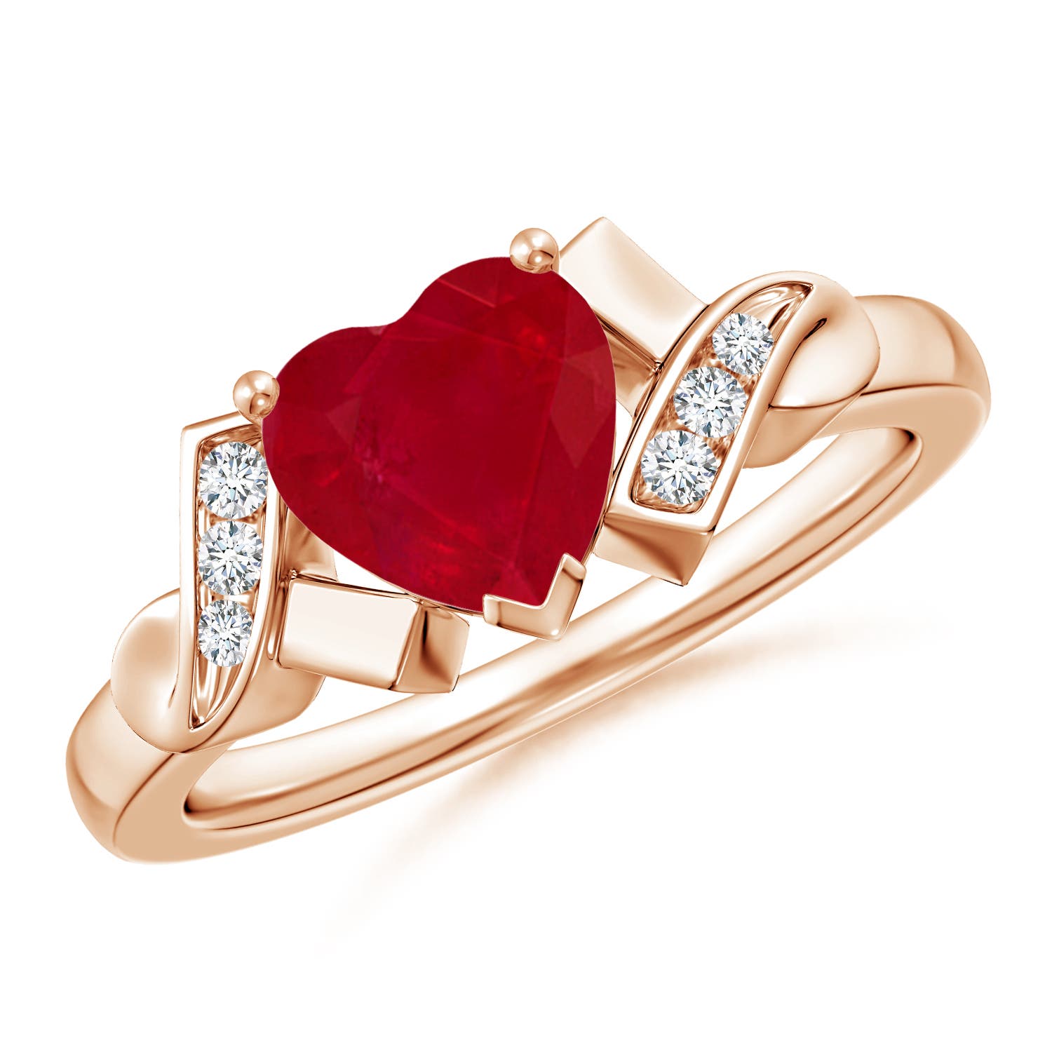 AA - Ruby / 1.72 CT / 14 KT Rose Gold