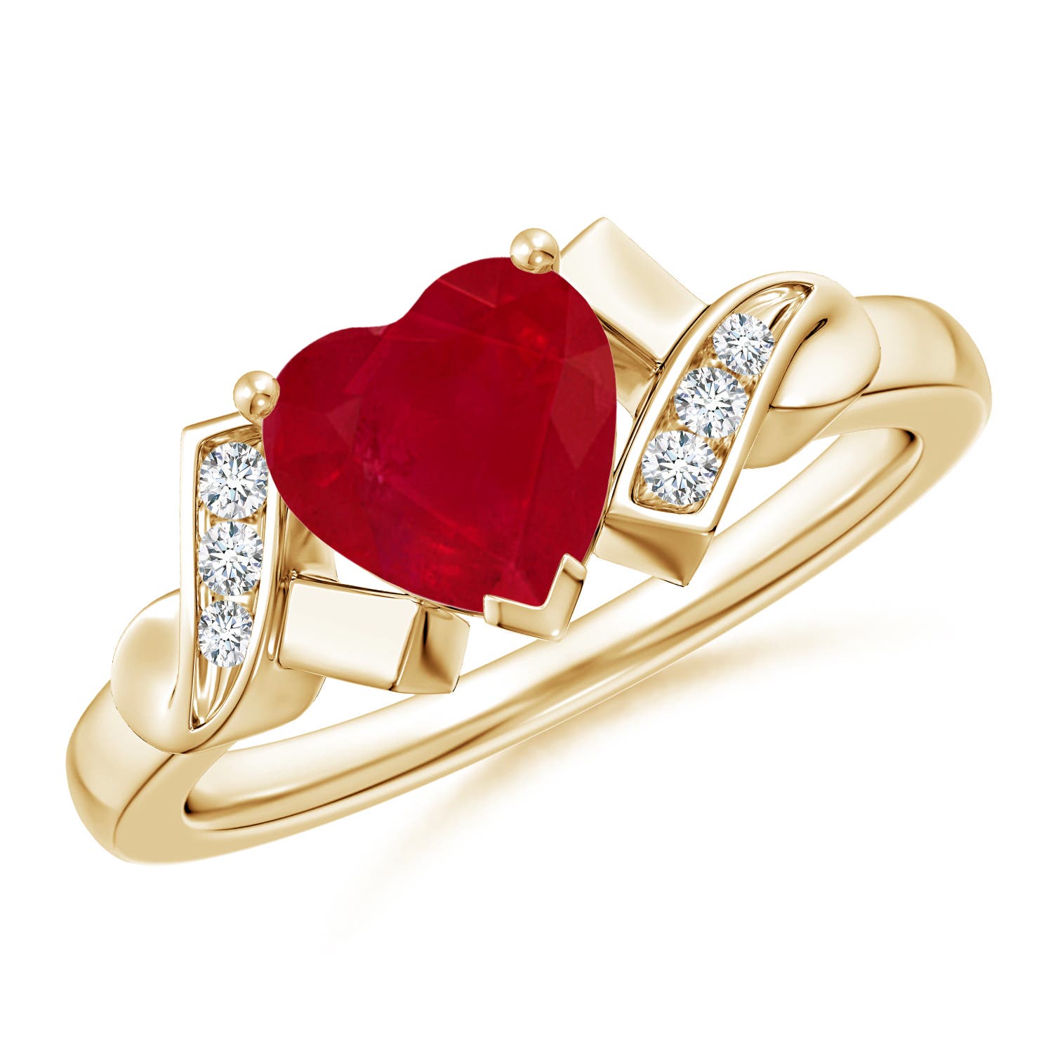 AA - Ruby / 1.72 CT / 14 KT Yellow Gold