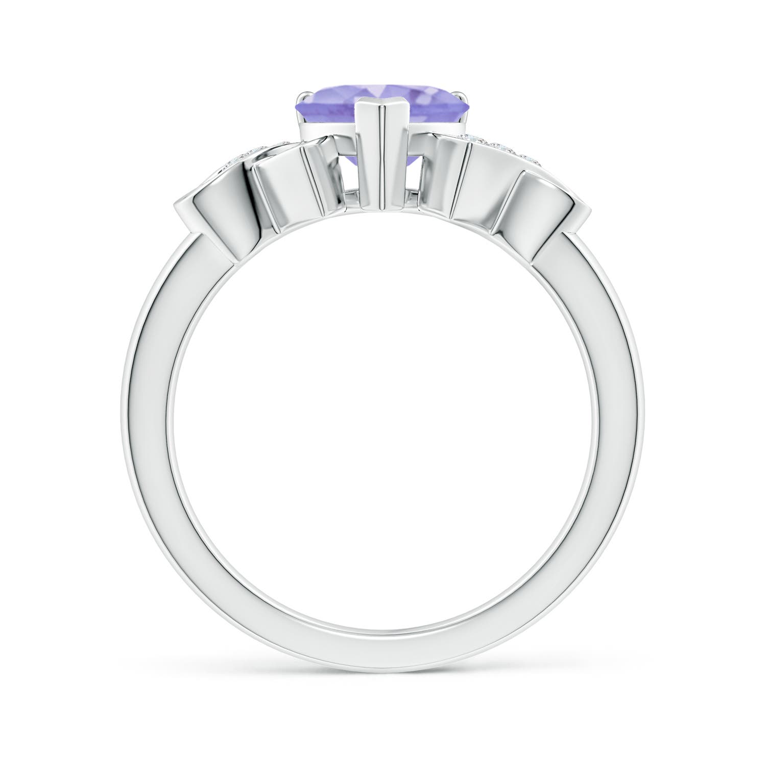 A - Tanzanite / 1.32 CT / 14 KT White Gold