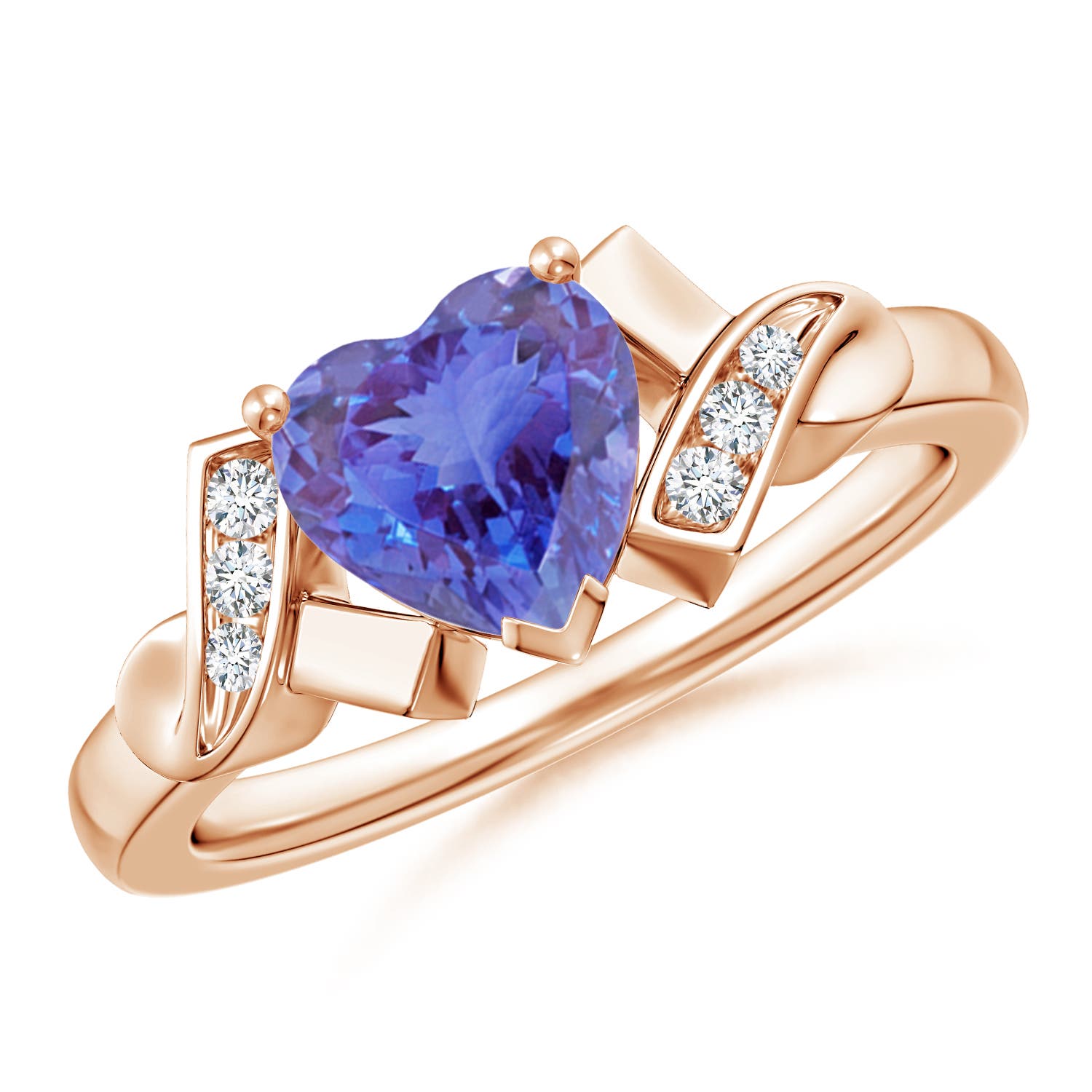 AA - Tanzanite / 1.32 CT / 14 KT Rose Gold