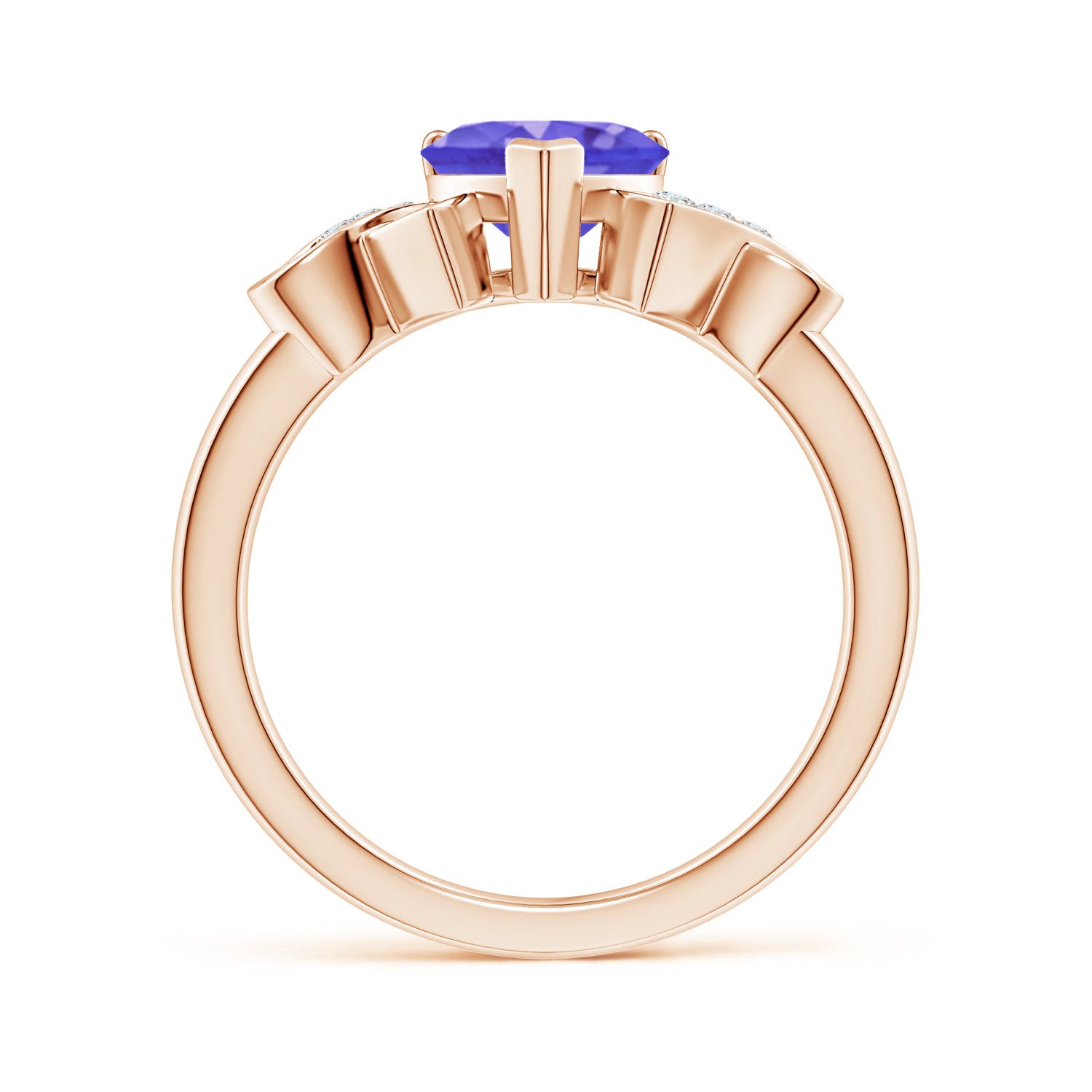 AAA - Tanzanite / 1.32 CT / 14 KT Rose Gold