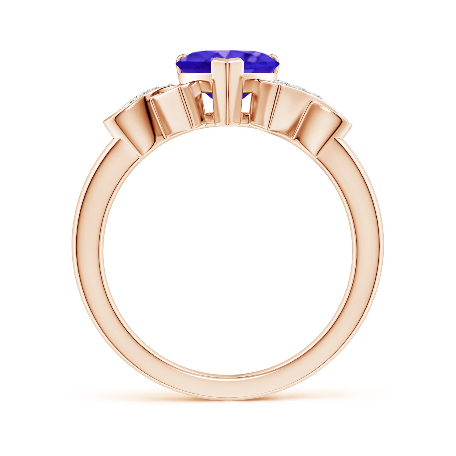 AAAA - Tanzanite / 1.32 CT / 14 KT Rose Gold