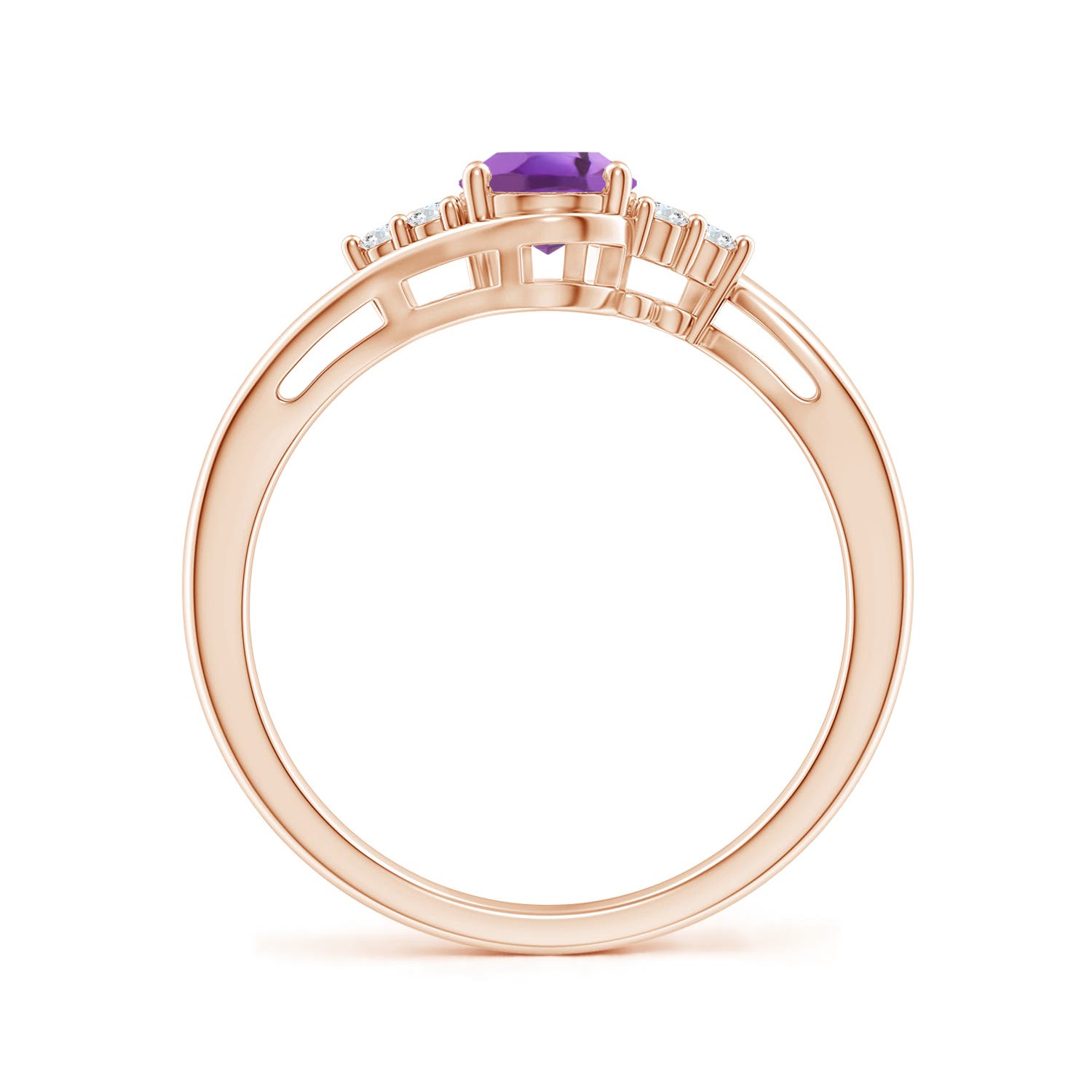 A - Amethyst / 0.81 CT / 14 KT Rose Gold