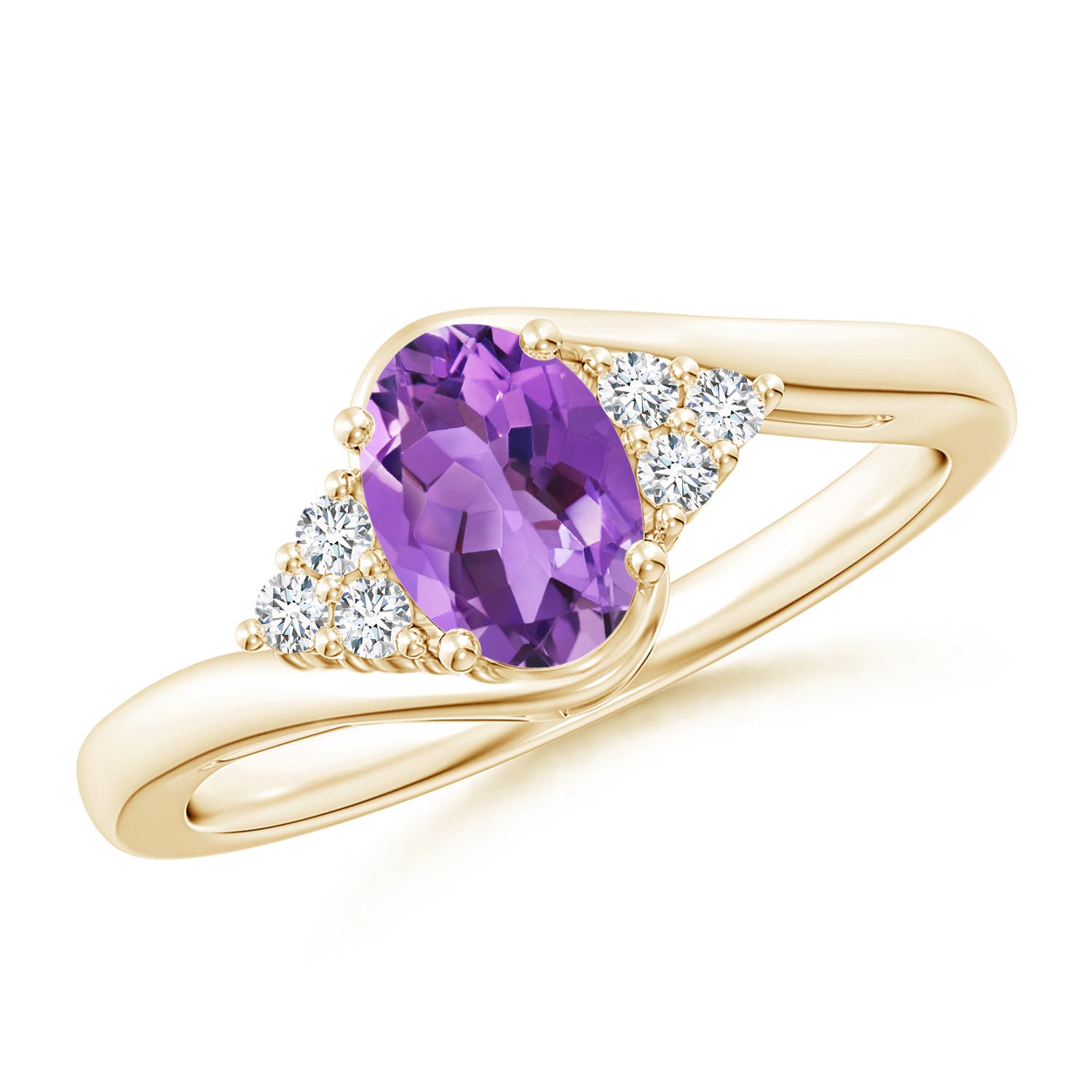 AA - Amethyst / 0.81 CT / 14 KT Yellow Gold