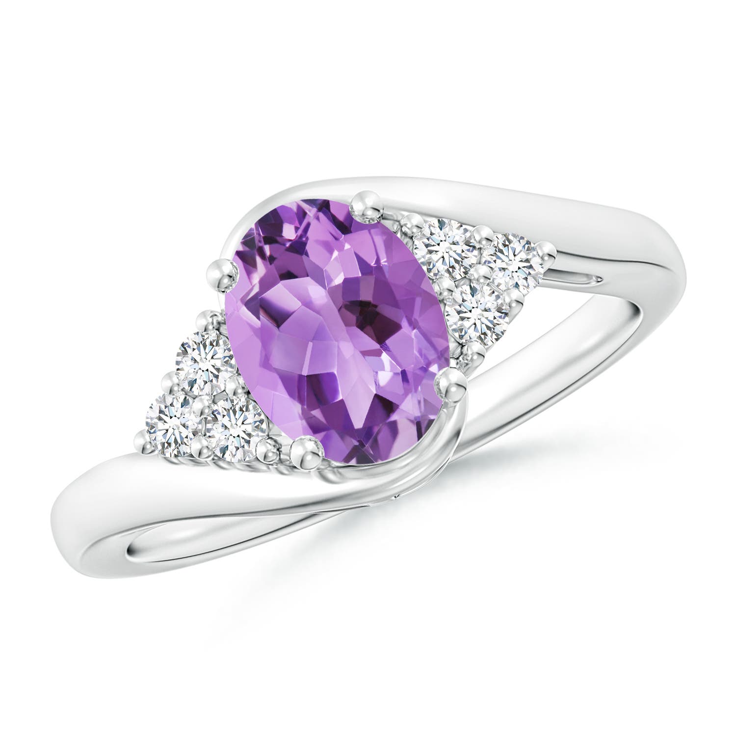 A - Amethyst / 1.32 CT / 14 KT White Gold