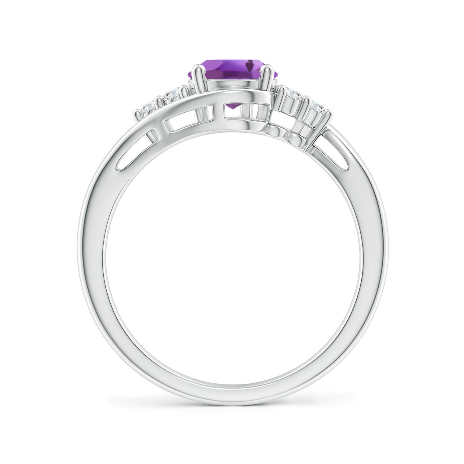 A - Amethyst / 1.32 CT / 14 KT White Gold