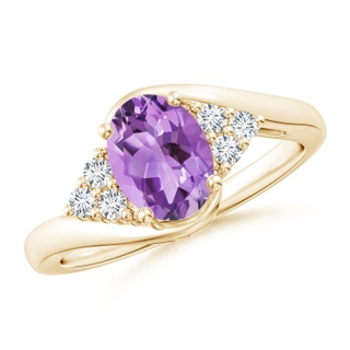 Oval A Amethyst
