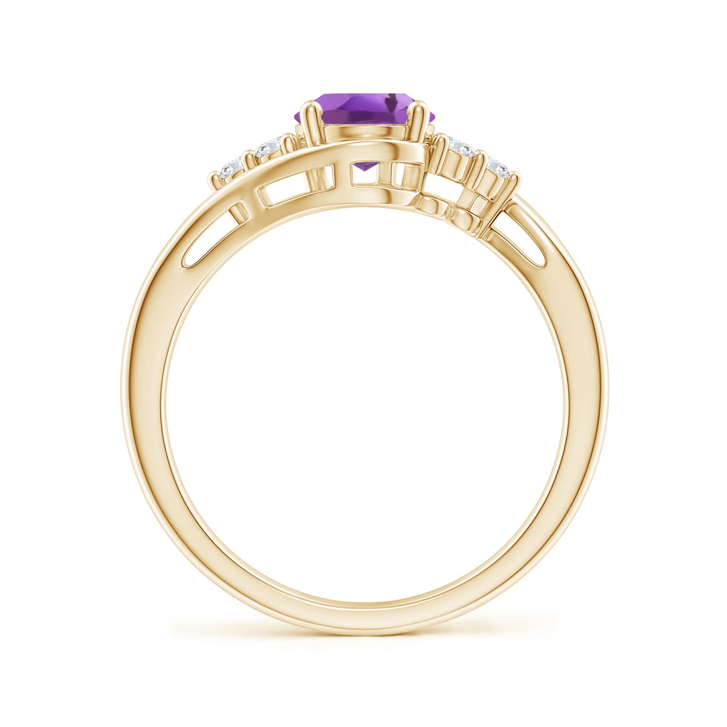 A - Amethyst / 1.32 CT / 14 KT Yellow Gold