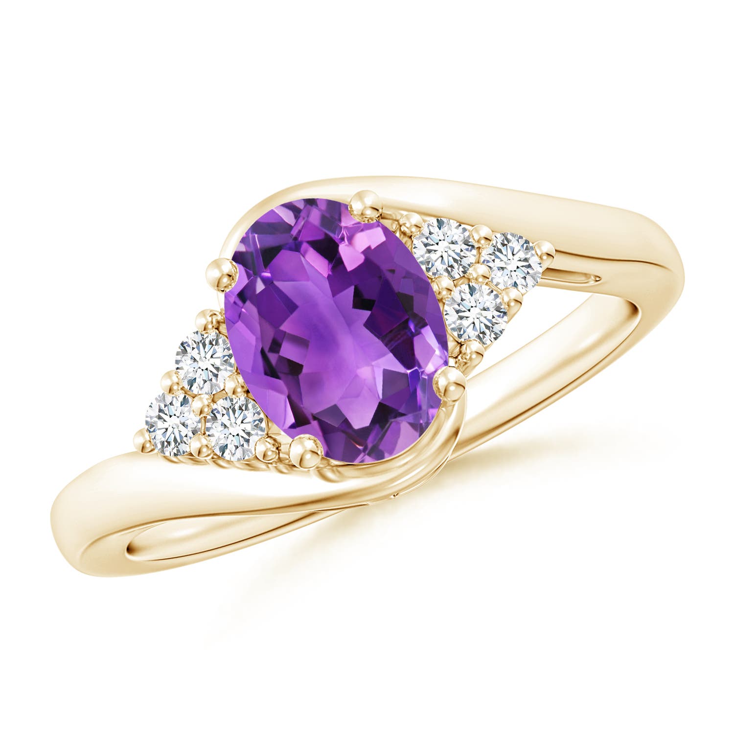 AAA - Amethyst / 1.32 CT / 14 KT Yellow Gold