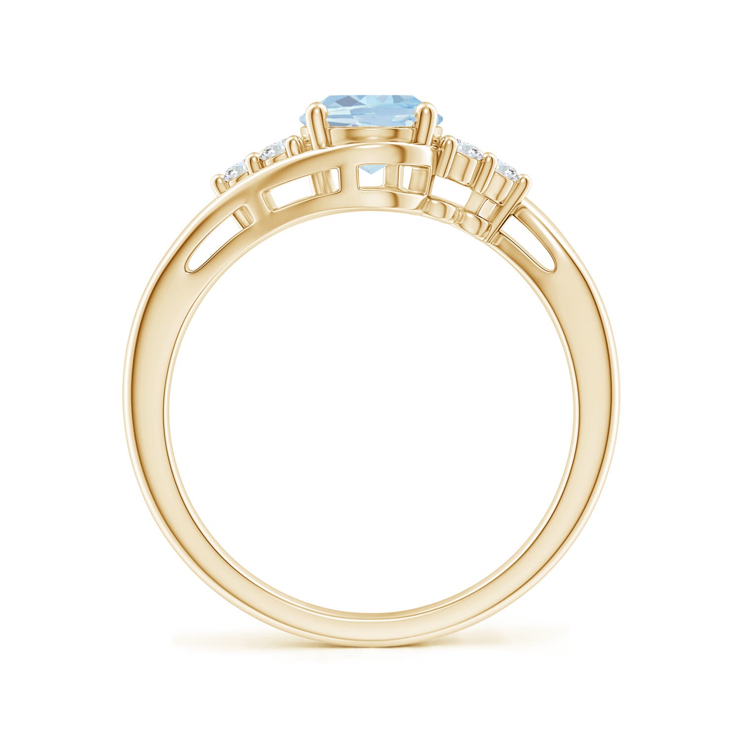 A - Aquamarine / 1.17 CT / 14 KT Yellow Gold