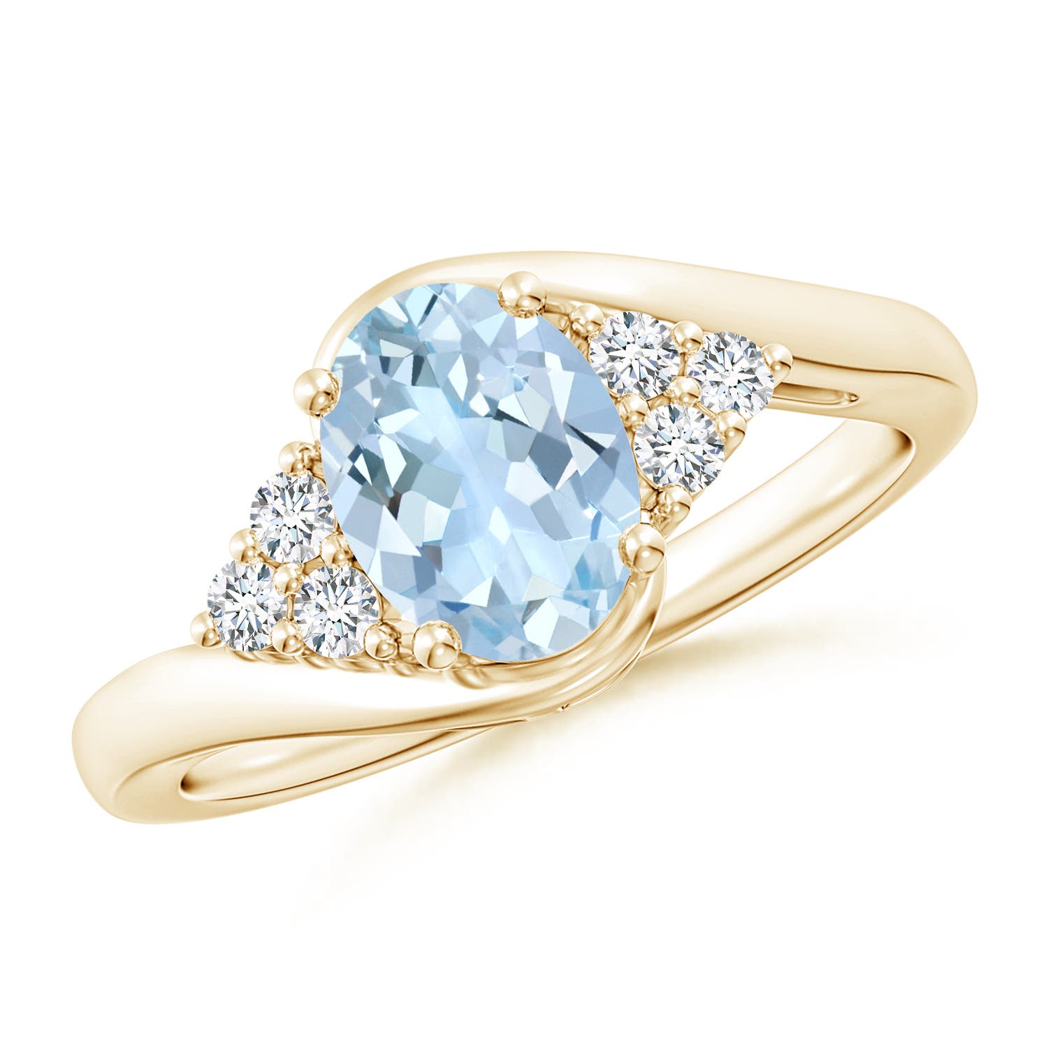 AA - Aquamarine / 1.17 CT / 14 KT Yellow Gold