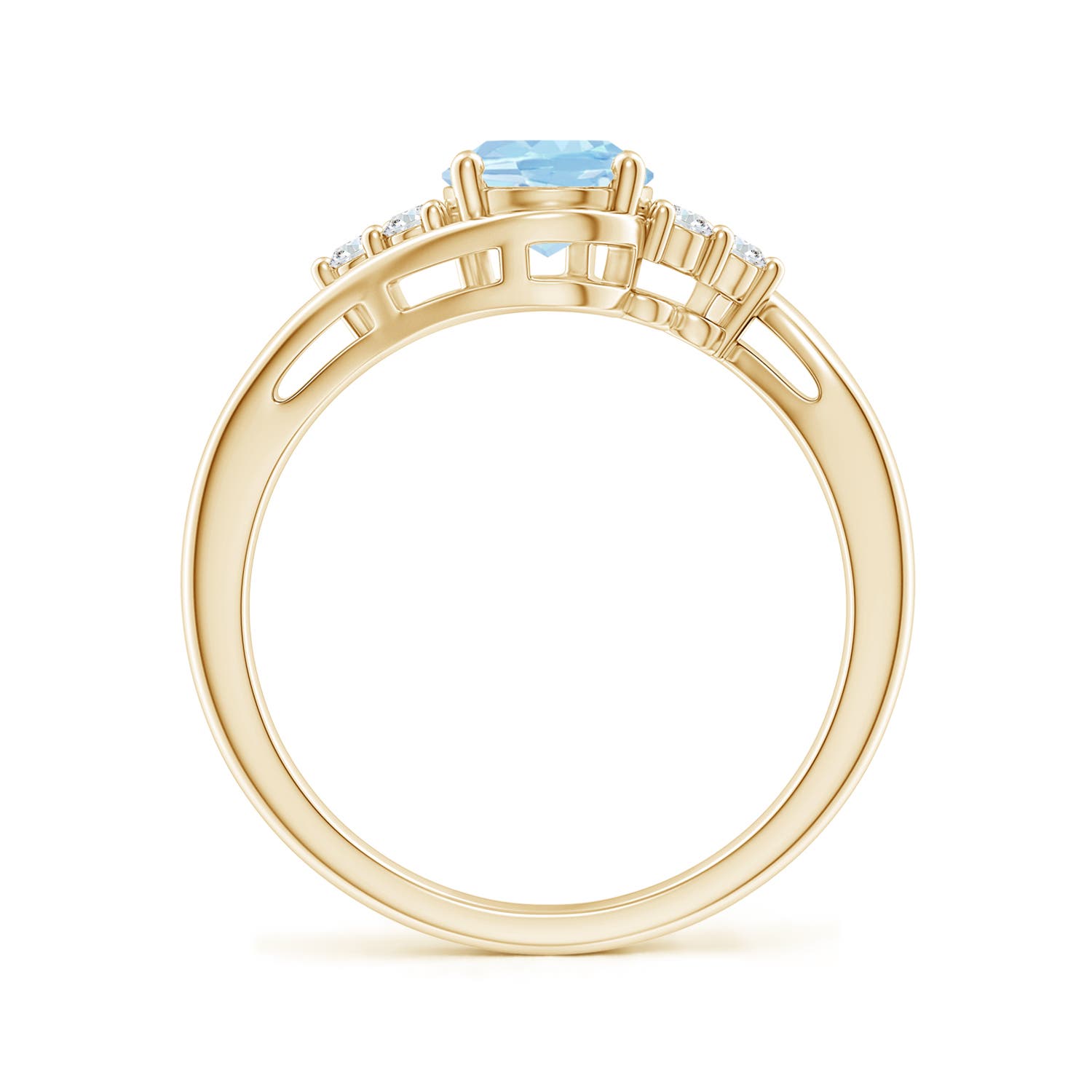 AAA - Aquamarine / 1.17 CT / 14 KT Yellow Gold