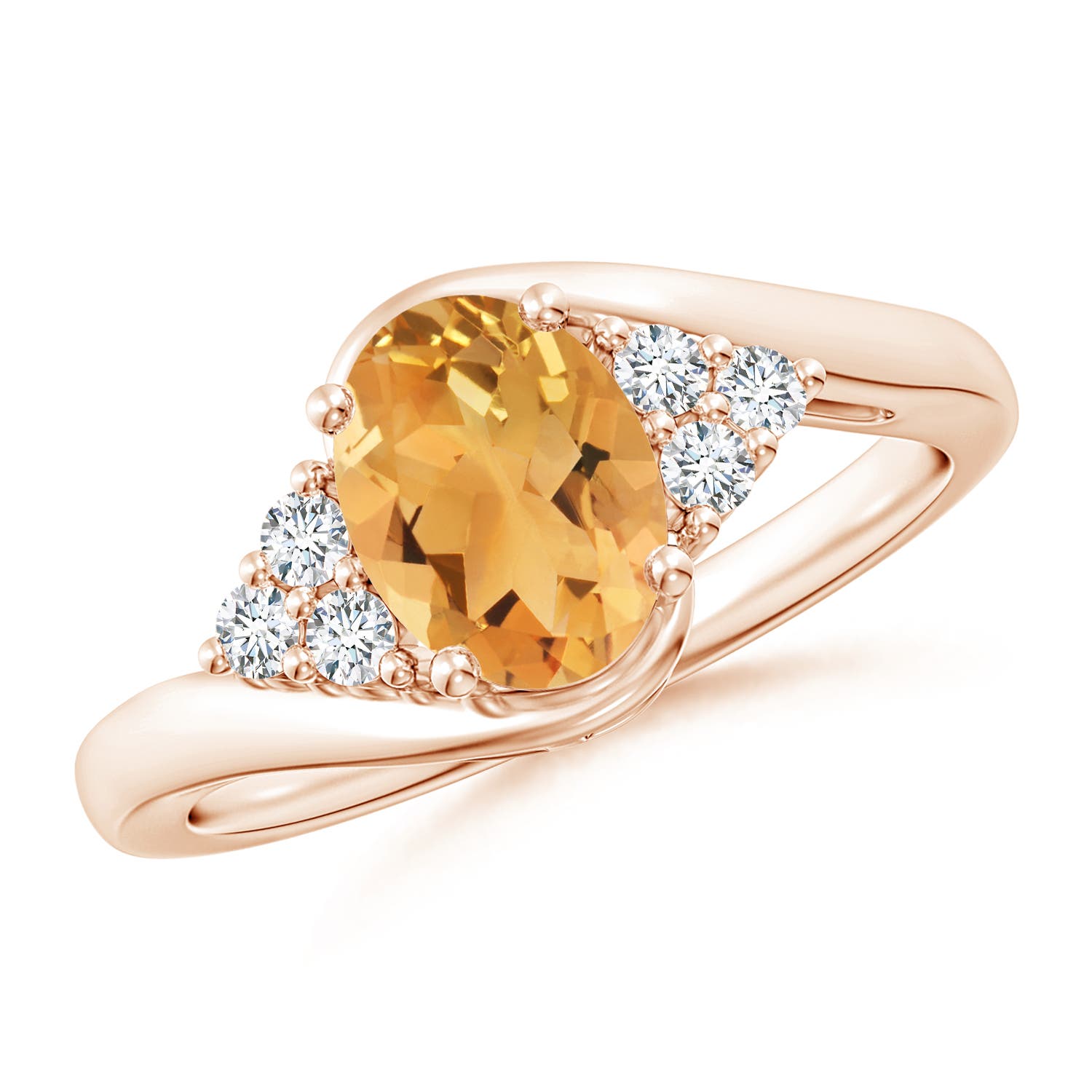 A - Citrine / 1.27 CT / 14 KT Rose Gold