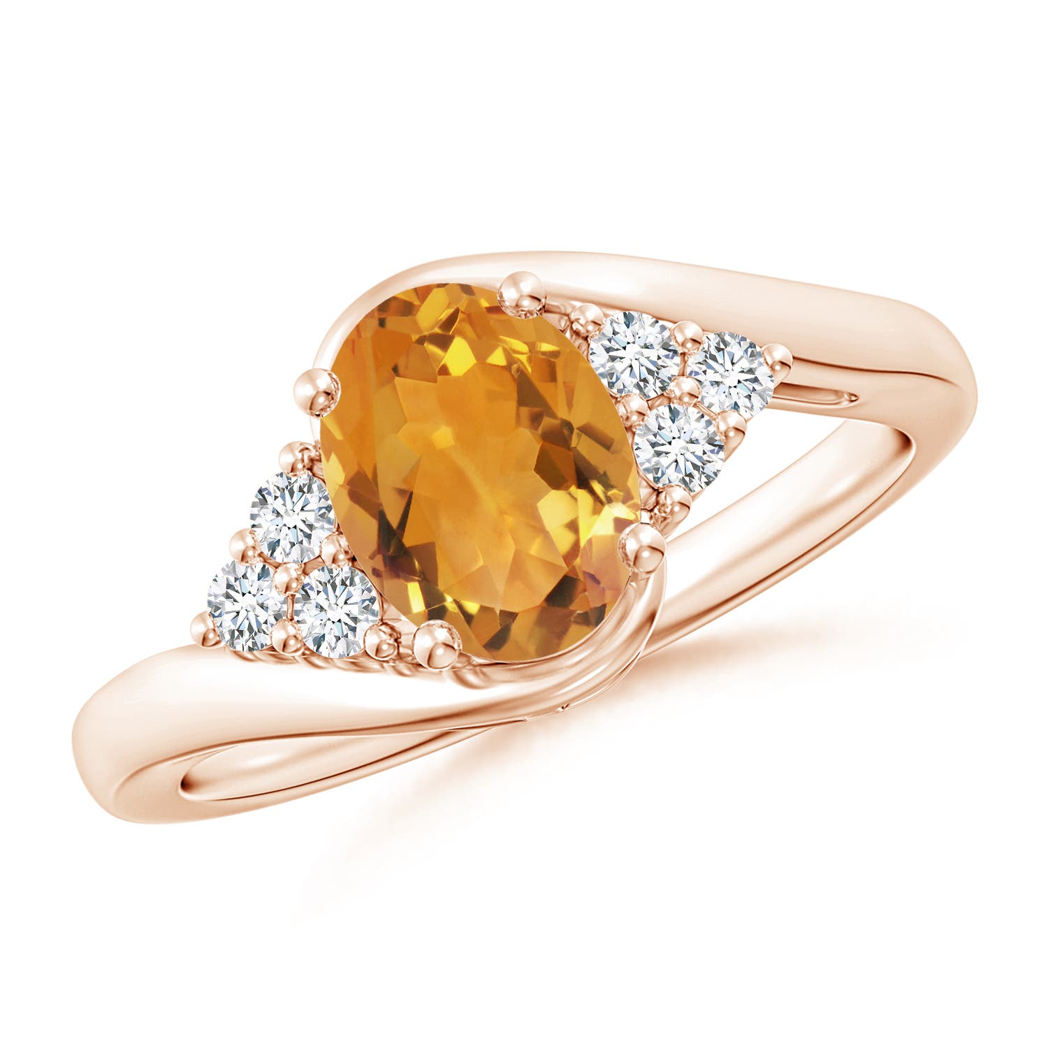 AA - Citrine / 1.27 CT / 14 KT Rose Gold