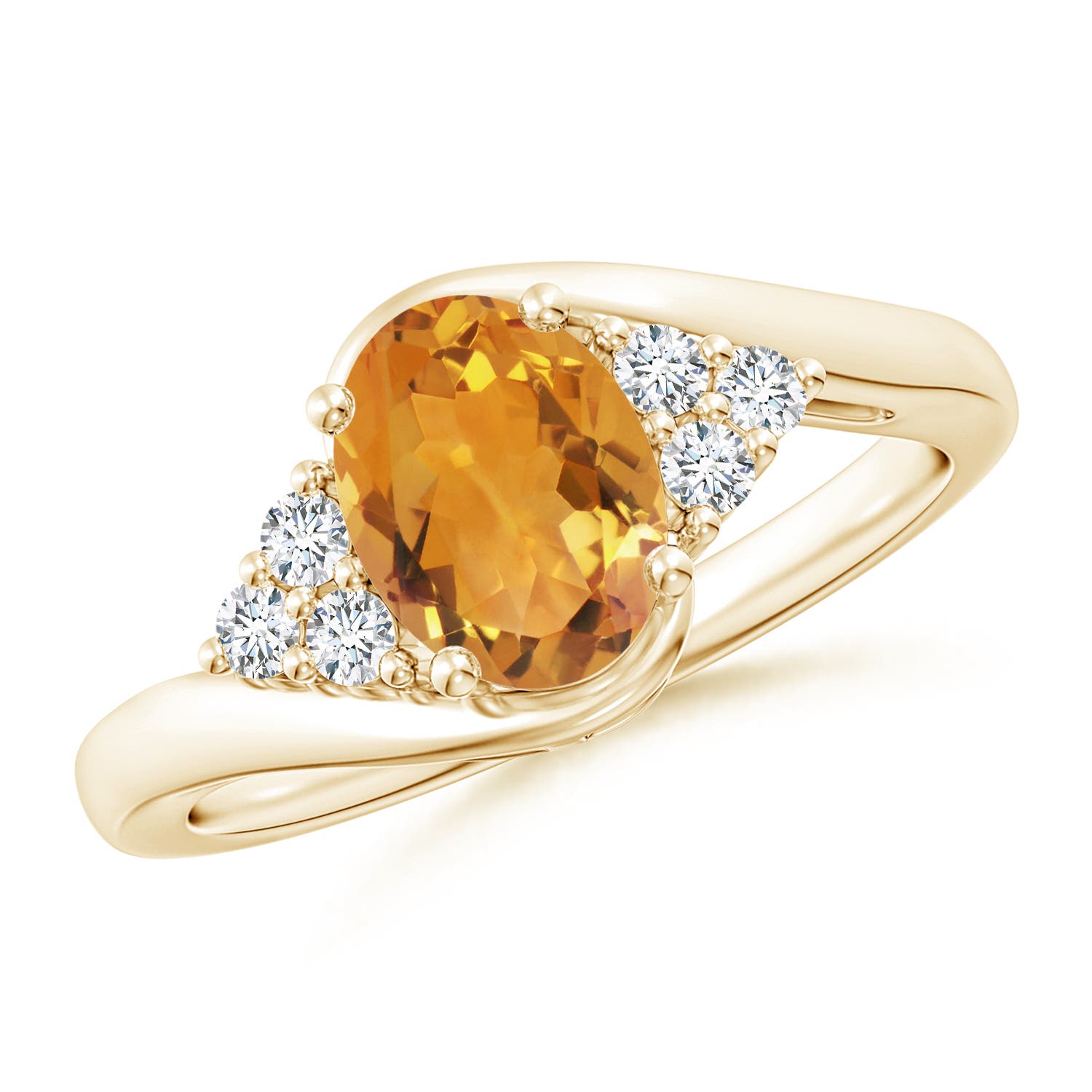 AA - Citrine / 1.27 CT / 14 KT Yellow Gold