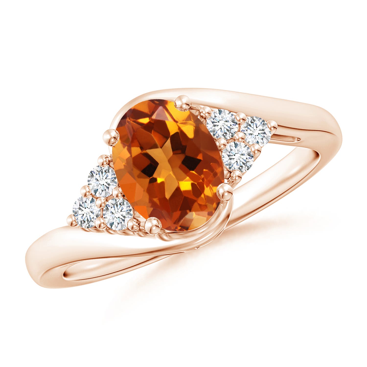 AAAA - Citrine / 1.27 CT / 14 KT Rose Gold