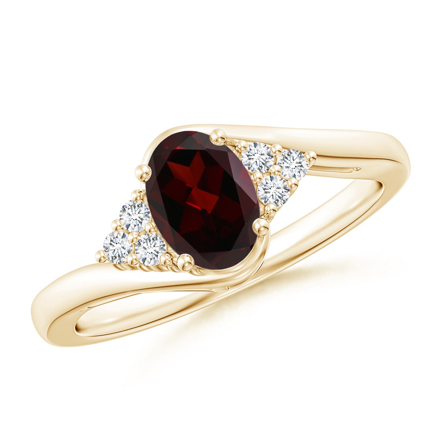 A - Garnet / 1.01 CT / 14 KT Yellow Gold