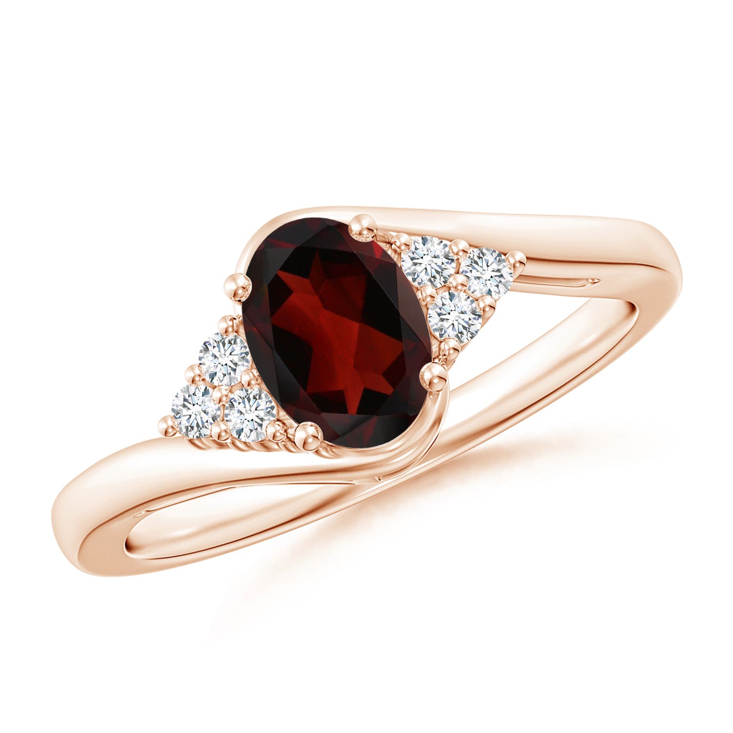 AA - Garnet / 1.01 CT / 14 KT Rose Gold