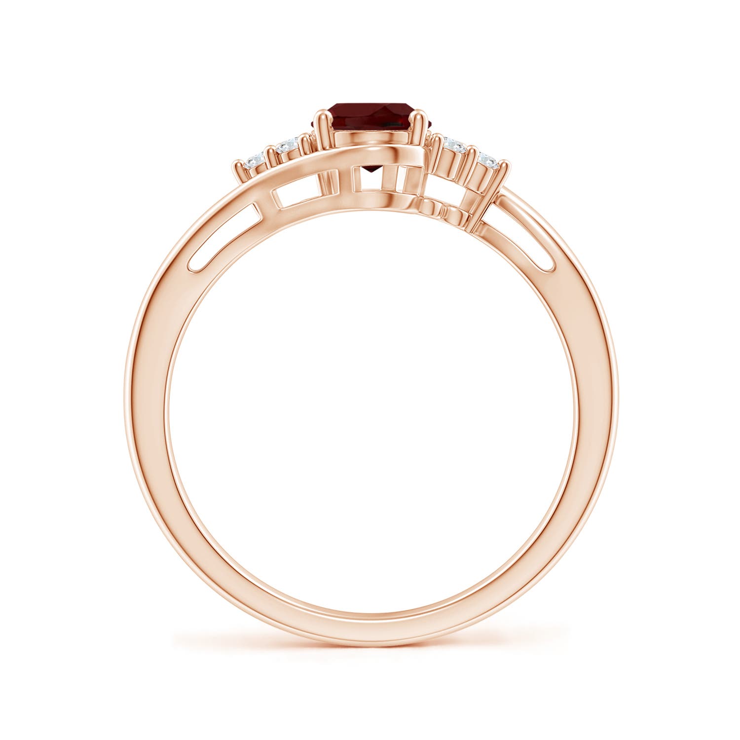 AAA - Garnet / 1.01 CT / 14 KT Rose Gold