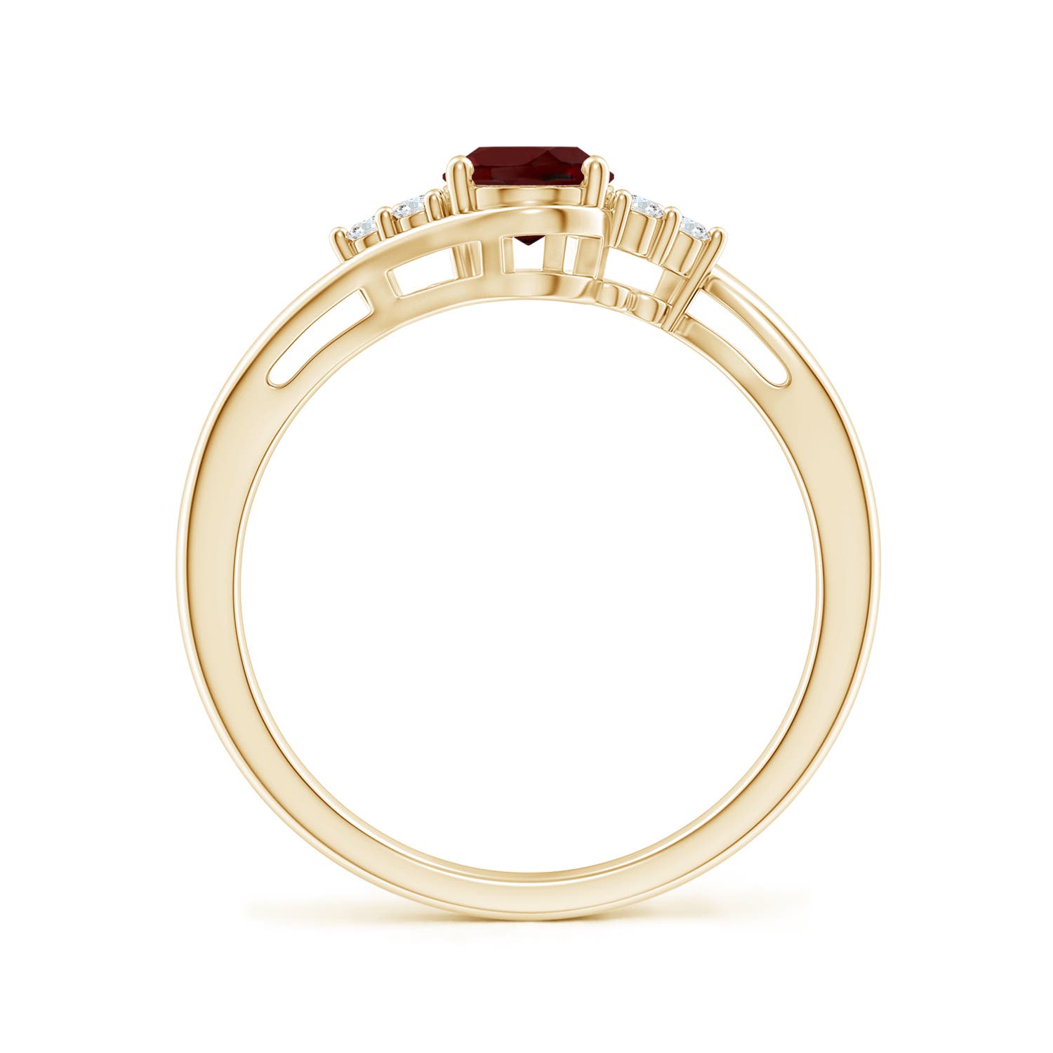 AAA - Garnet / 1.01 CT / 14 KT Yellow Gold