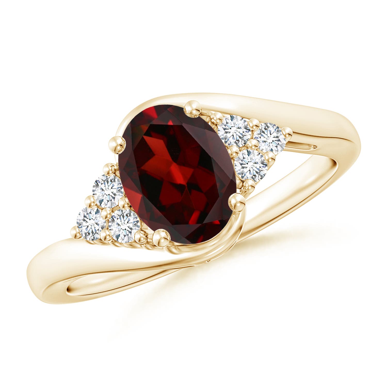 AAA - Garnet / 1.62 CT / 14 KT Yellow Gold