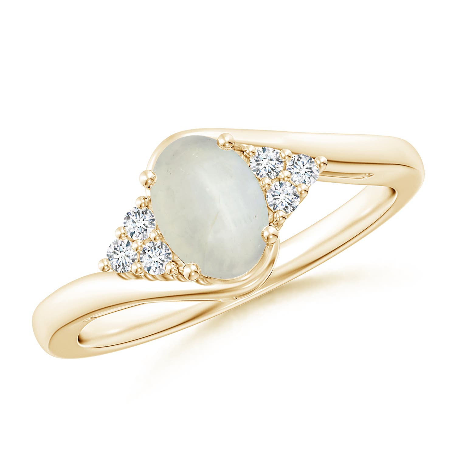 AA - Moonstone / 0.79 CT / 14 KT Yellow Gold