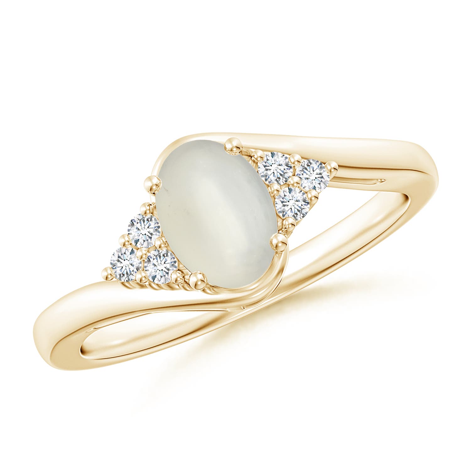 AAA - Moonstone / 0.79 CT / 14 KT Yellow Gold