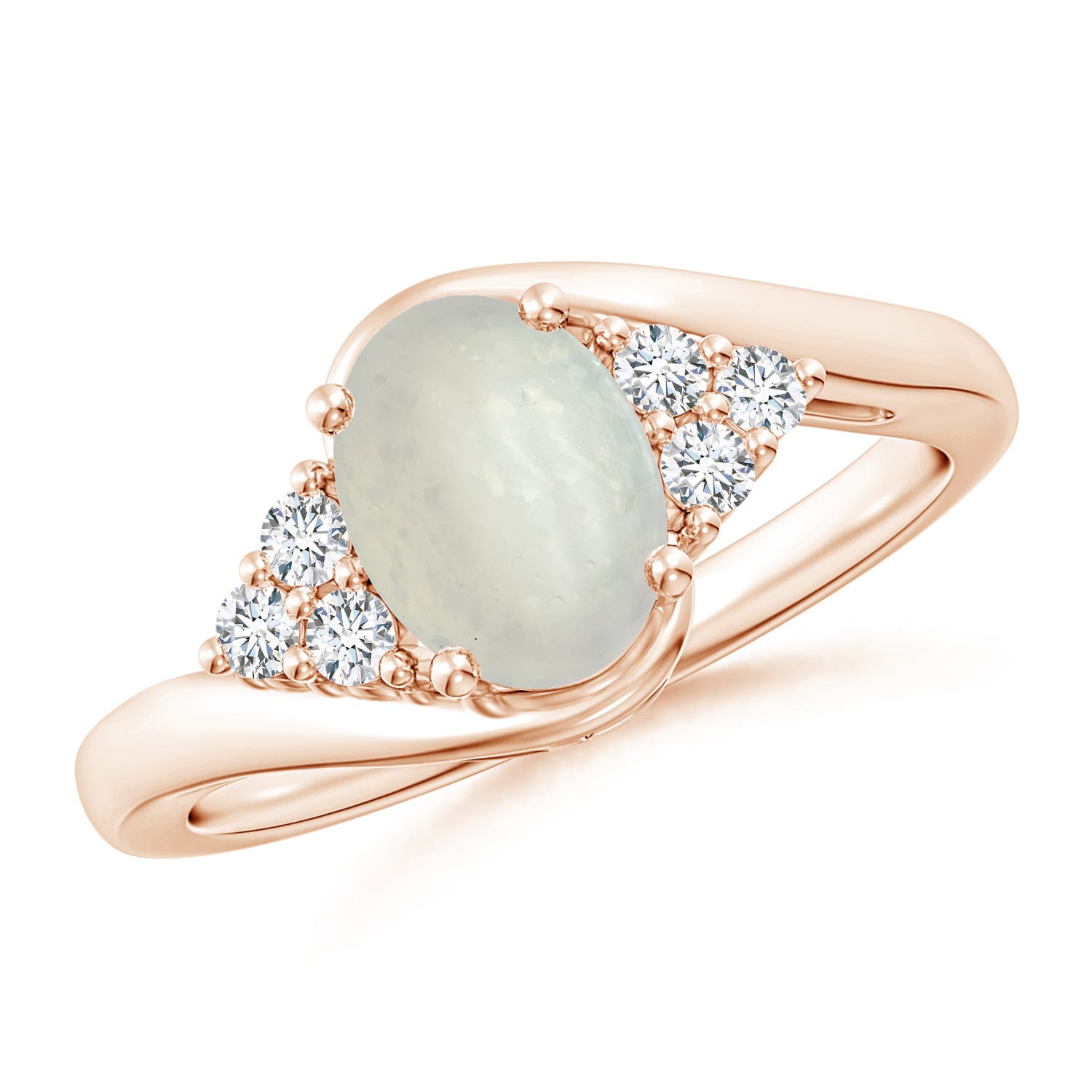 A - Moonstone / 1.27 CT / 14 KT Rose Gold