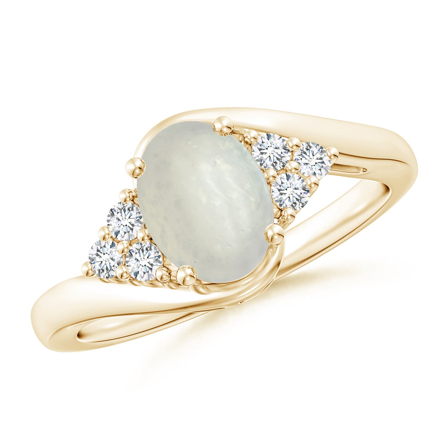 A - Moonstone / 1.27 CT / 14 KT Yellow Gold