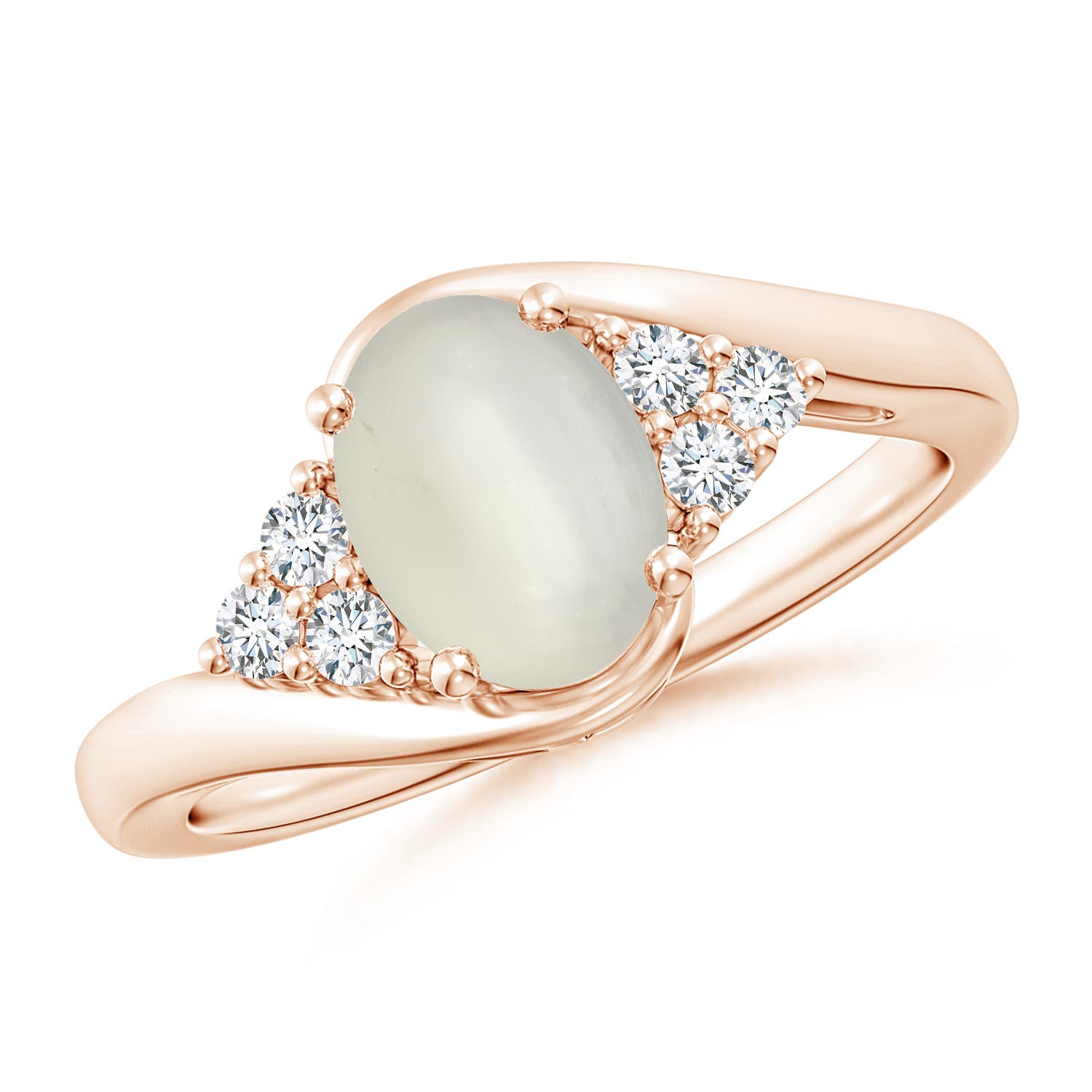 AAA - Moonstone / 1.27 CT / 14 KT Rose Gold